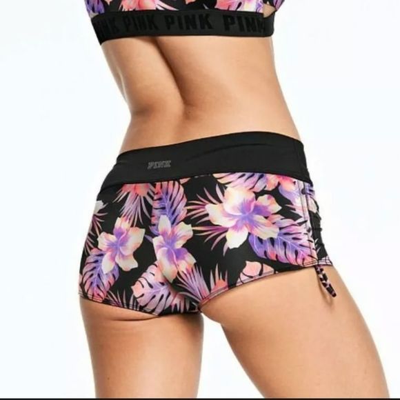 Victoria's Secret Pants - 🔥2 FOR 40🔥 Victorias Secret Pink Gym to Swim Ruched Back Shortie